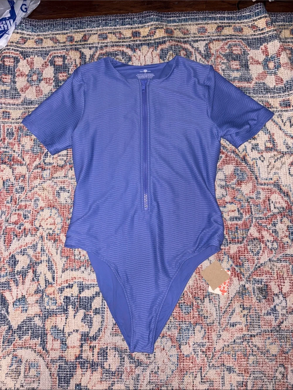 Toast Swim Signature One Piece Surf Suit in  Baja Wave SZ XL NWT